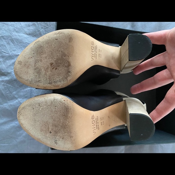 Vince Addison Block Heel Sandals - Picture 5 of 8